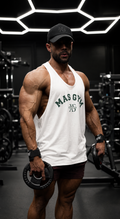 MAS GYM Classic Tank — White